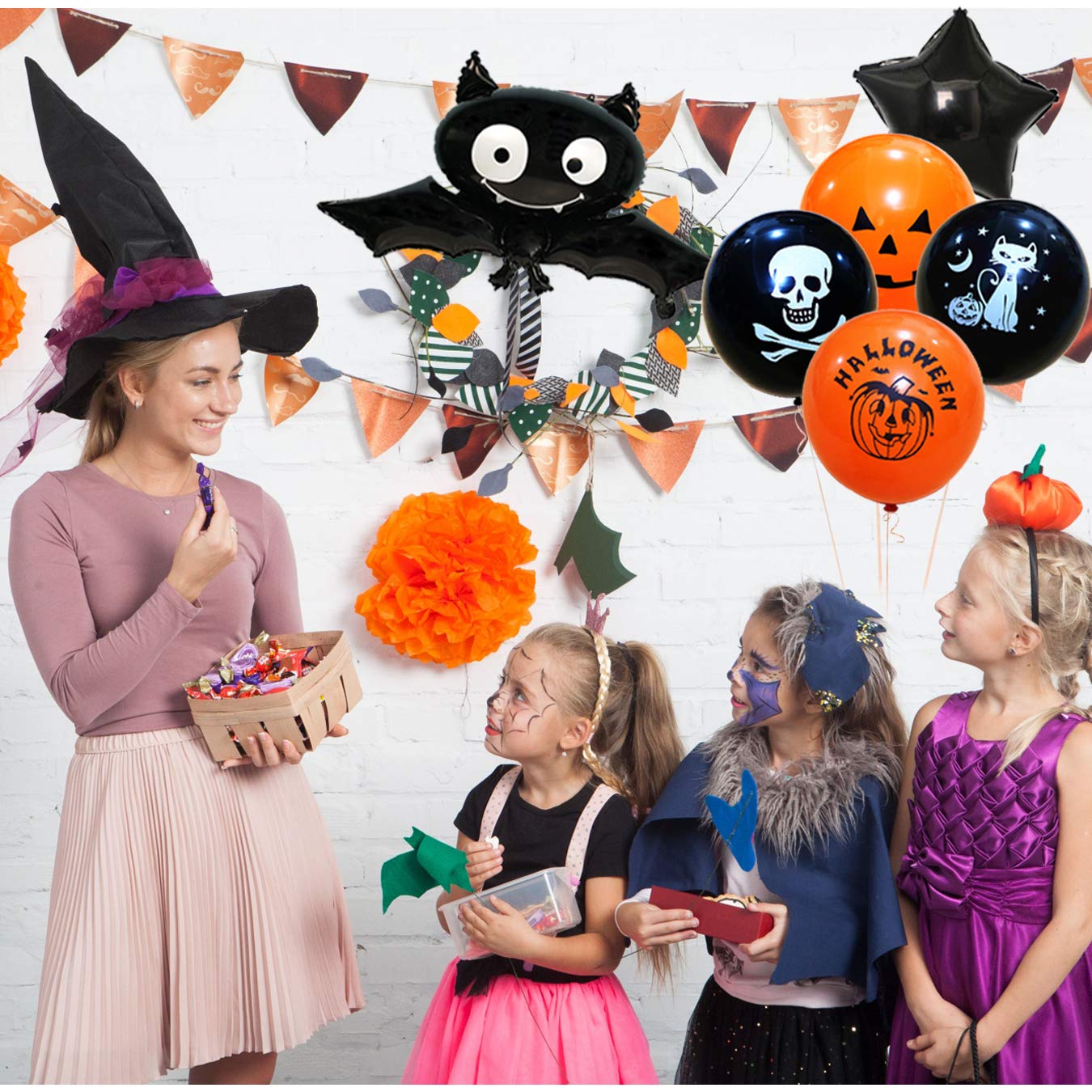Amazon | SWEET PARTY 【 ハロウィン バルーン セット 空気入れ付き